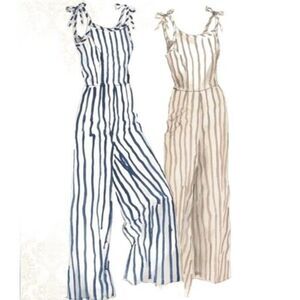 J. Peterman Monte Carlo Linen Tie Jumpsuit 12